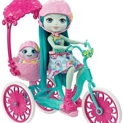 Mattel Enchantimals Barbie Lalka + Pojazd