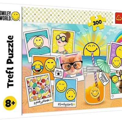 Trefl Puzzle 300 Elementów Smiley Na Wakacjach
