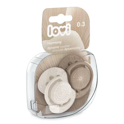 Lovi Harmony Smoczek Silikonowy Dynamiczny 0-3 m 22/905 Girl 2 Szt.