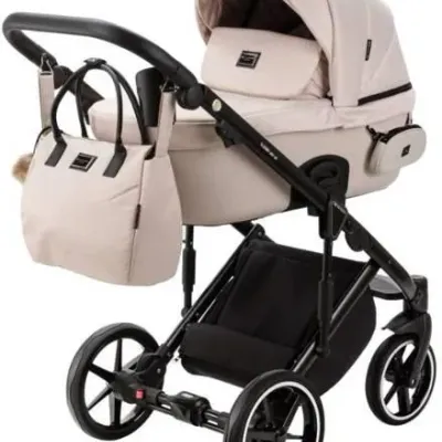 [OUTLET] Adamex Lumi Air Wózek Głeboko-Spacerowy PS-33 LUMI TK-20 ST. CZ. PL. CZ. (materiał tkanina)