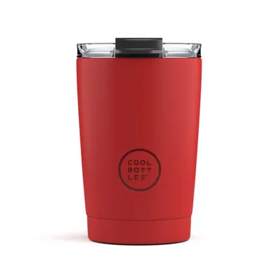 Cool Bottles Kubek termiczny 330 ml Triple cool Vivid Red