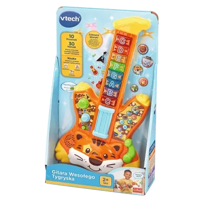V-Tech Zabawka Interaktywna Gitara Wesołego Tygryska