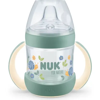 NUK Nature Sense Butelka 150ml z Uchwytami Niekapek