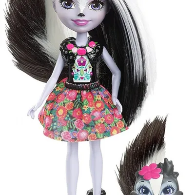 Mattel Enchantimals Lalka + Figurka Skunks