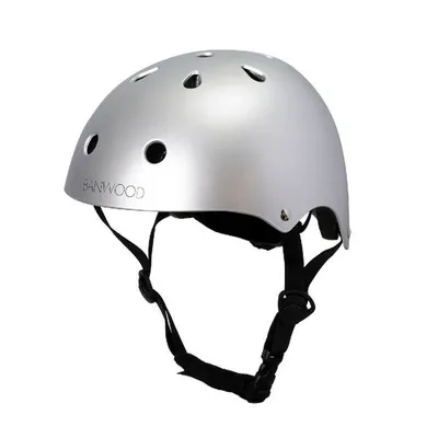 Banwood dziecięcy kask rowerowy chrome