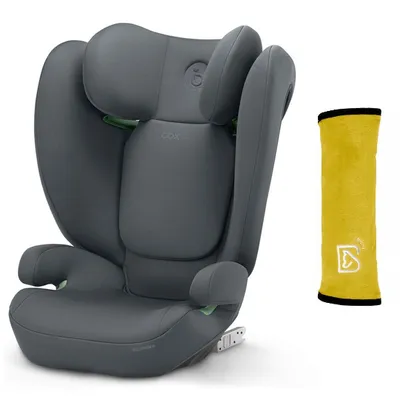 Cybex Solution B I-Fix Fotelik Samochodowy 15 - 50 kg Steel Grey + Babysafe Nakładka Na Pas