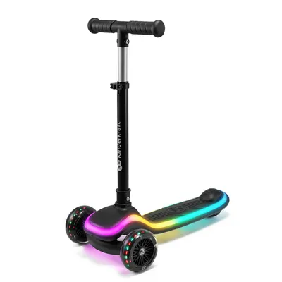 Kinderkraft Led Raket Hulajnoga Czarna