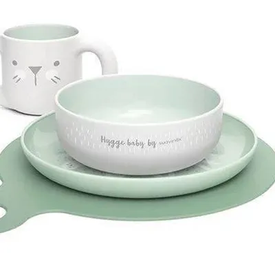 Suavinex Zestaw Do Karmienia +6m Hygge Baby Chłopiec