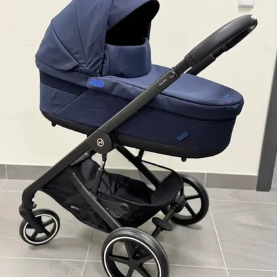 [OUTLET] Cybex Balios S Lux 2.0 Wózek Głęboko-Spacerowy Moon Black / Ocean Blue