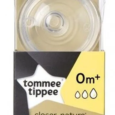 Tommee Tippee Smoczek Silikonowy Do Butelki 2szt. 0+ Wieloprzepływowy