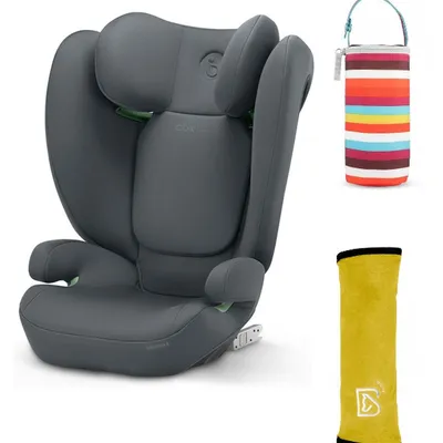 Cybex Solution B I-Fix Fotelik Samochodowy 15 - 50 kg Steel Grey + Babysafe Nakładka Na Pas + Canpol Babies Termoopakowanie
