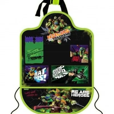 Zuma Kids Organizer Samochodowy Turtles 0/12 Czarno-Zielony