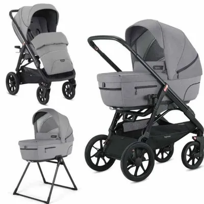 Inglesina Aptica XT Duo Wózek Głęboko-Spacerowy + Stojak Na Gondolę Horizon Grey