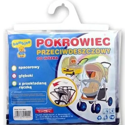 Uniwersalny Pokrowiec Przeciwdeszczowy do Wózka