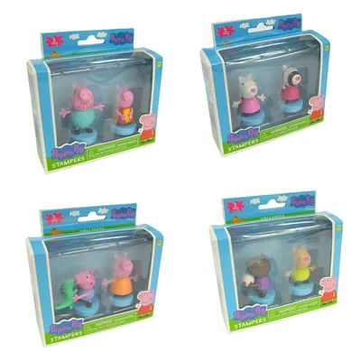 PMI Stempelki figurki Świnka Peppa 2 El.