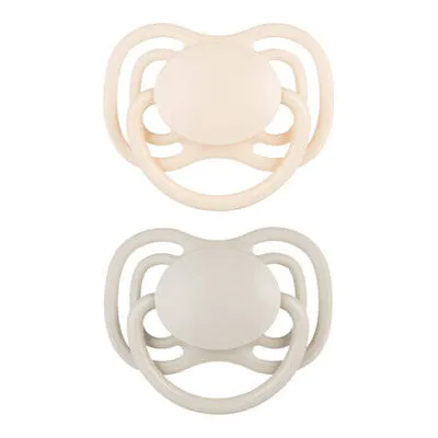 Canpol Babies Smoczek Silikonowy Symetryczny Dental Air 2 szt 6-18m 23/229_cre