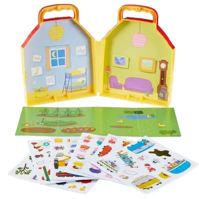 Tm Toys Peppa Zestaw Domek Piankowe Naklejki