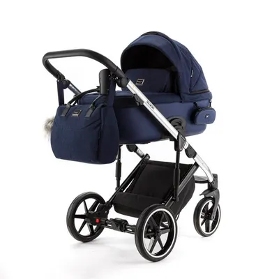 Adamex Lumi Air Lux Wózek Głęboko-Spacerowy Granatowy PS-618