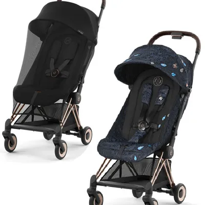 Cybex Coya Wózek Spacerowy edycja Fashion Jewels of Nature + Cybex Coya Moskitiera Black