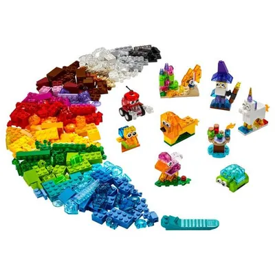 LEGO Classic 11013 Kreatywne Przezroczyste Klocki