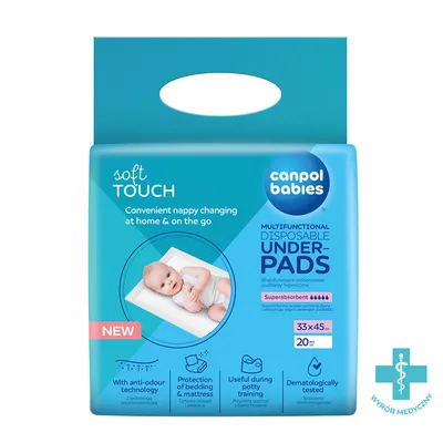 Canpol Babies Wielofunkcyjne Podkłady Higieniczne 20 szt. 78/009