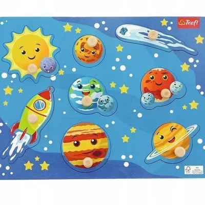 Trefl Puzzle Drewniane Medium Cosmos