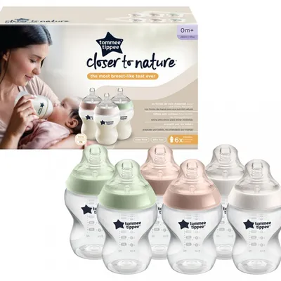 Tommee Tippee Zestaw Butelek 6 sztuk
