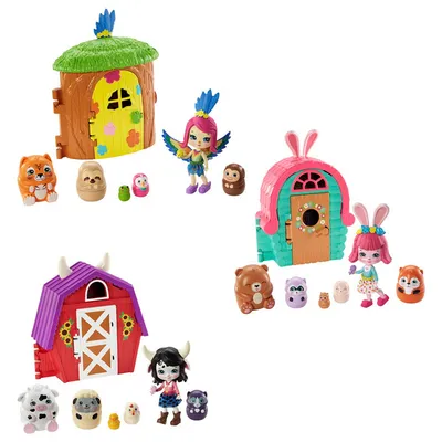 Mattel Enchantimals Domek Zwierzaczki Niespodzianki Mix Wzorów