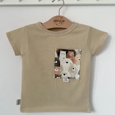Koszulka jersey z kieszonką - Misiaki 2