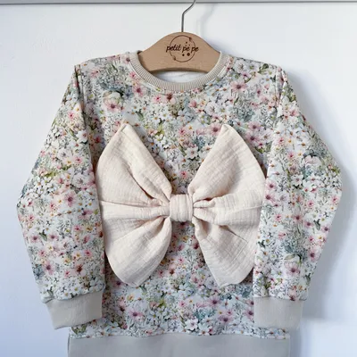 Bluza dresowa z kokardą - Bloom boom