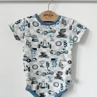 Body z cienkiej dzianiny jersey lux - Wyścigi