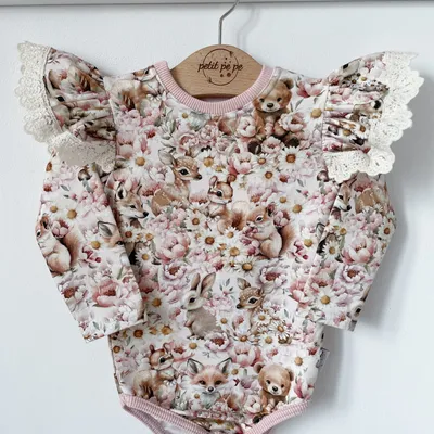 Body z dresówki - Bajeczny ogród