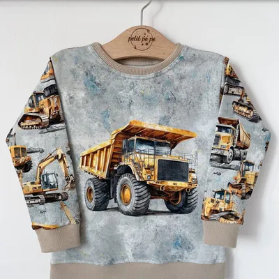 Bluza dresowa z panelem - Plac budowy