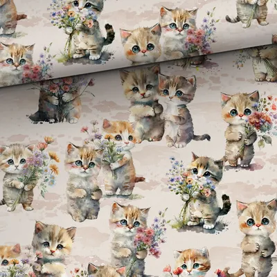 Worek do przedszkola/ szkoły- Sweet cats
