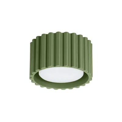Plafon AURA 1 zielony oliwkowy Gx53