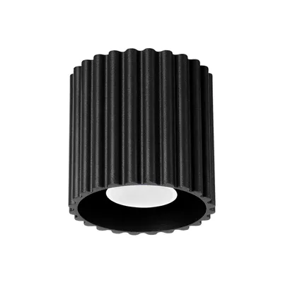 Plafon AURA 1 czarny GU10