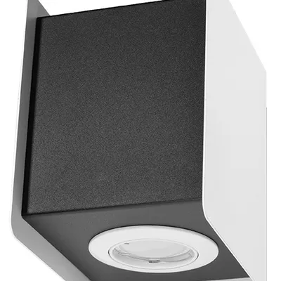 Kinkiet STEREO 1 czarny/biały