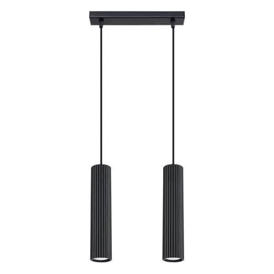 Lampa wisząca KARBON 2 czarny