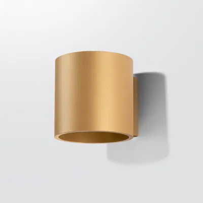 Kinkiet ORBIS 1 złoty + 1x Żarówka LED G9 4000K Zimna 4,5W 460lm