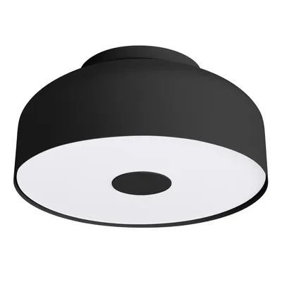 Plafon OMIQ czarny + 4X Żarówka LED E27 3000K Ciepła 7,5W 620lm