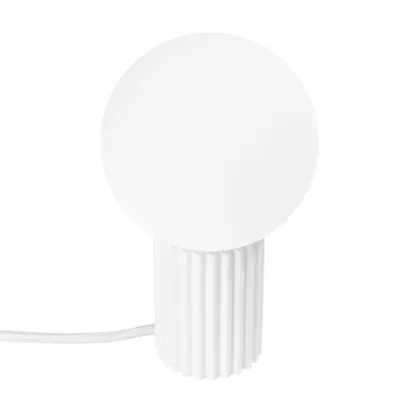 Lampa biurkowa HALO biała + 1x Żarówka LED G9 3000K Ciepła 4,5W 450lm