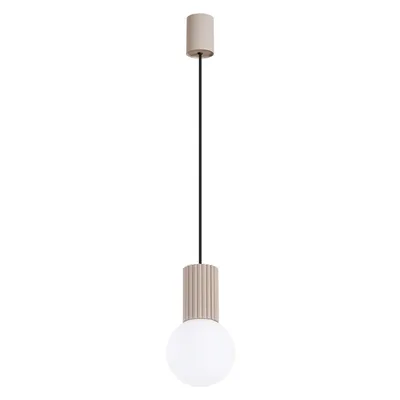 Lampa wisząca HALO 1 taupe + 1x Żarówka LED G9 4000K Zimna 4,5W 460lm