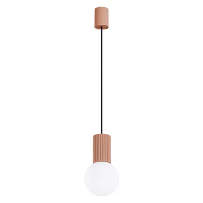 Lampa wisząca HALO 1 mocca + 1x Żarówka LED G9 3000K Ciepła 4,5W 450lm