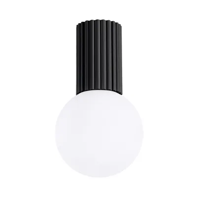 Plafon HALO czarny IP44
