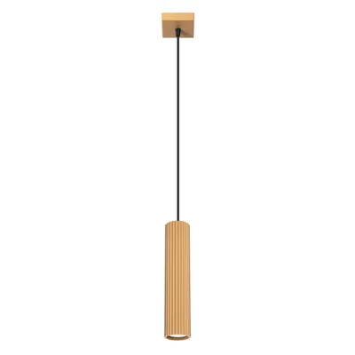 Lampa wisząca KARBON 1 złoty