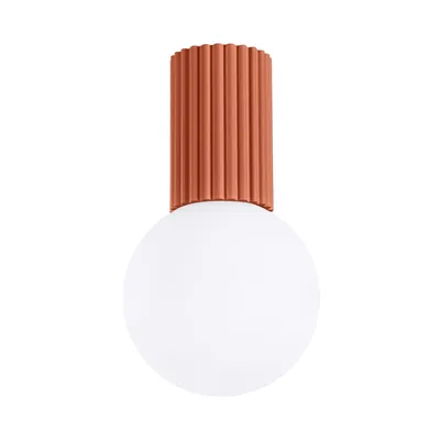 Plafon HALO ochra czerwona IP44