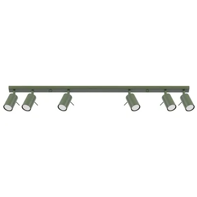 Plafon RING 6L zielony oliwkowy