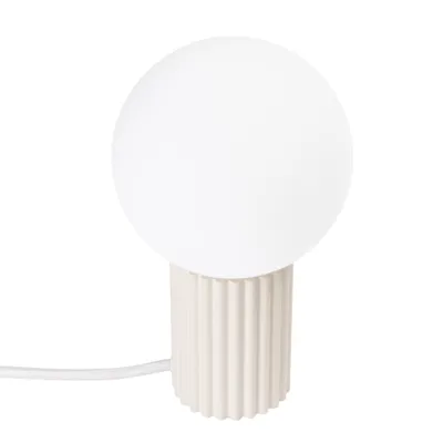 Lampa biurkowa HALO beżowa + 1X Żarówka LED G9 4000K Zimna 4,5W 460lm
