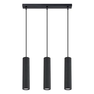Lampa wisząca KARBON 3L czarny