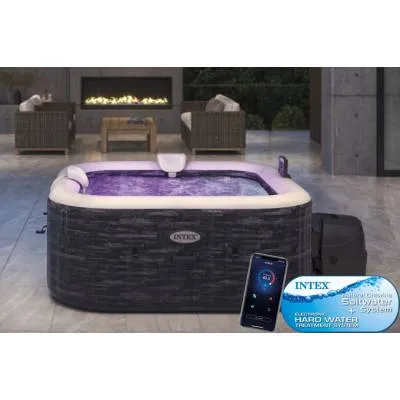 Dmuchane jacuzzi spa Greystone 239x71 cm 6 os. WiFi - Intex 28452